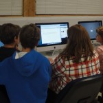 blogging in the computer lab